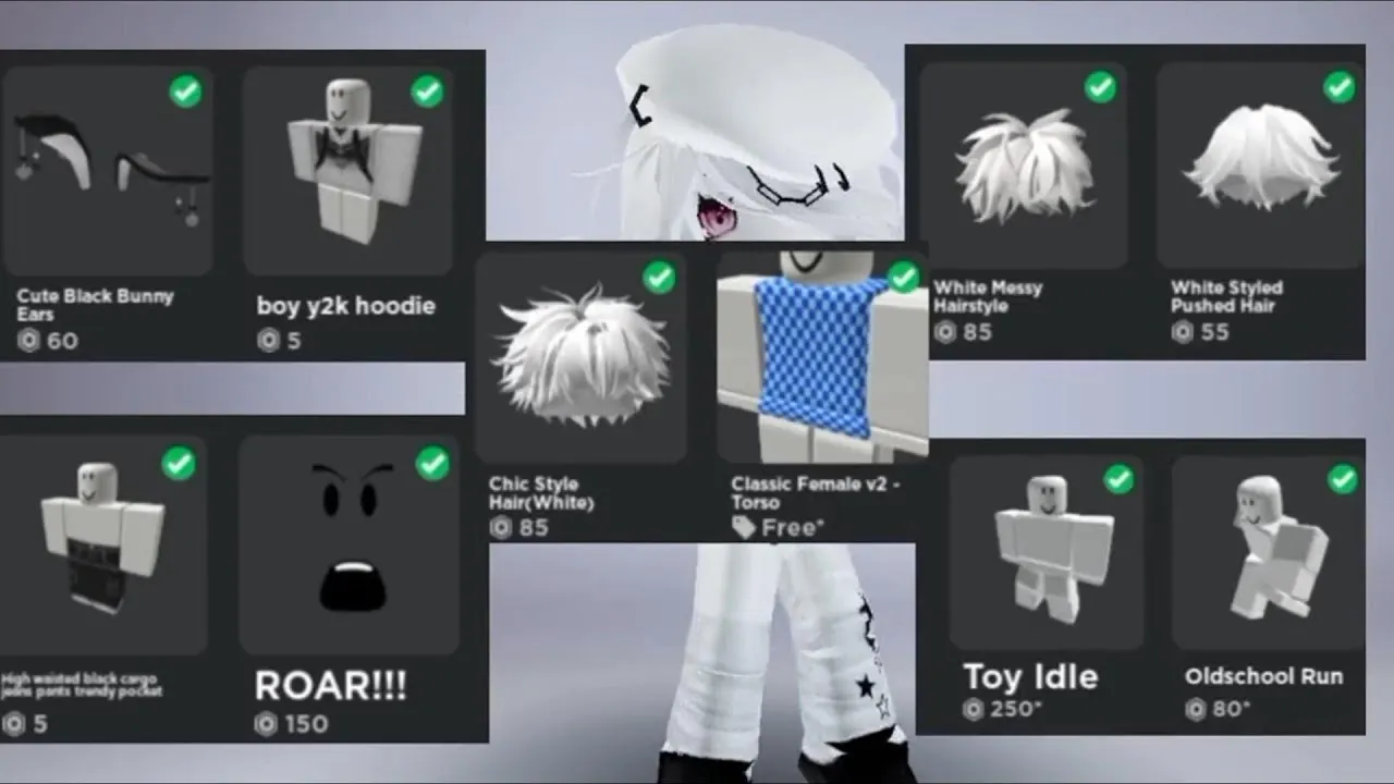 TÚI MÙ ĐỒ RB TỪ 100-10000 ROBUX